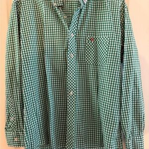 Classic Green Checkered Polo Shirt